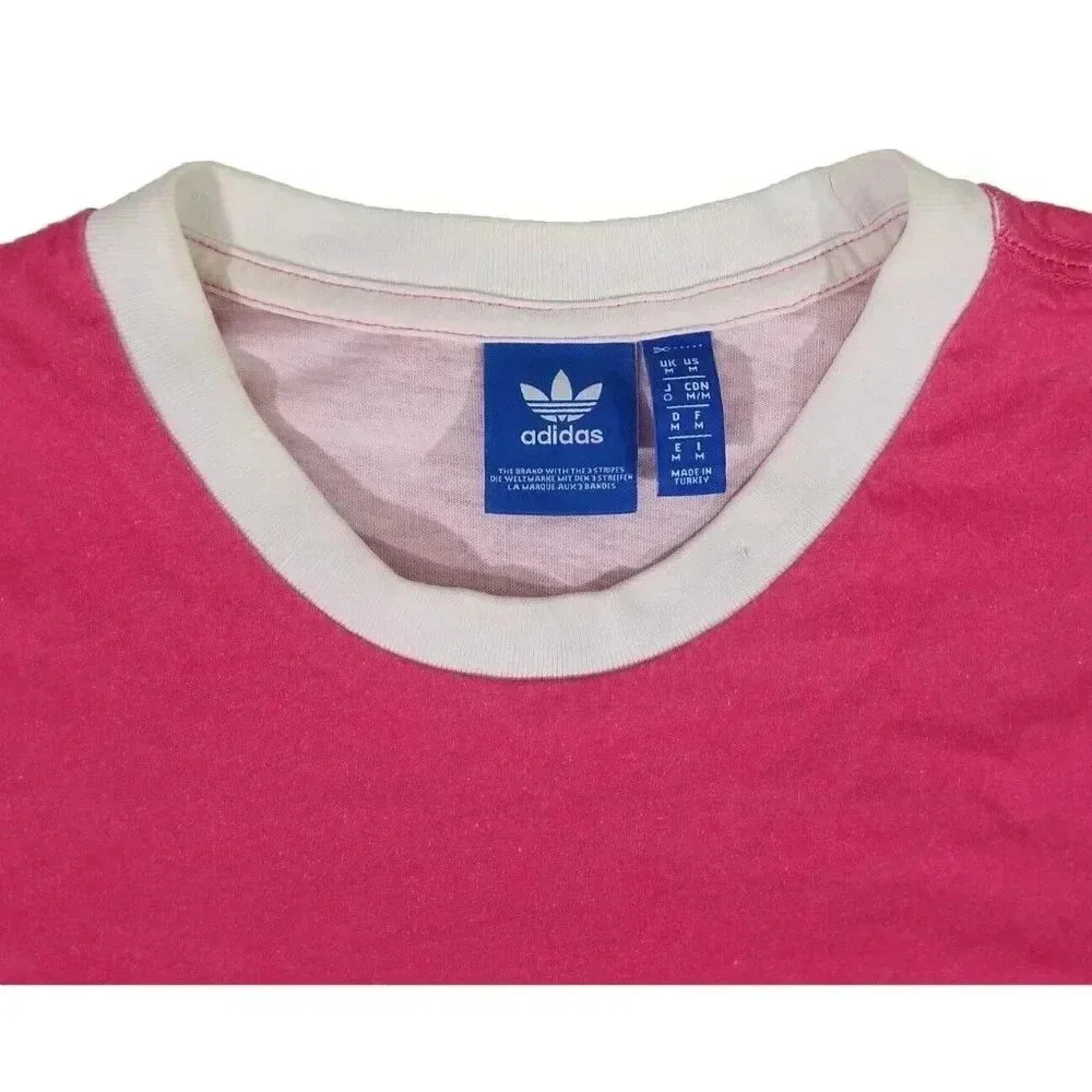 adidas Originals Archive Catalog T-Shirt Men's M All Over Retro 90's Crew Neck - Picture 3 of 5